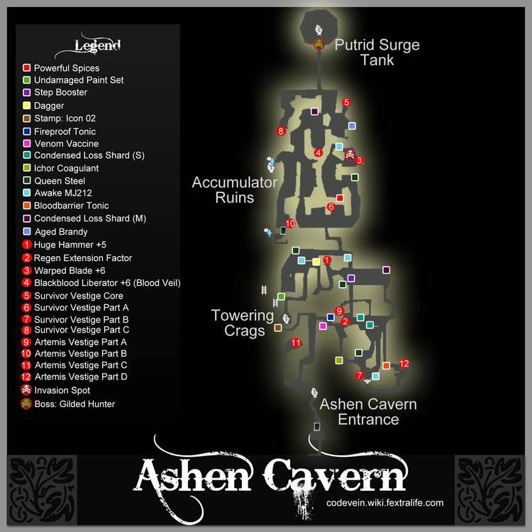 Ashen Cavern (Act 2, Chapter 4) - Code Vein Walkthrough & Guide - GameFAQs