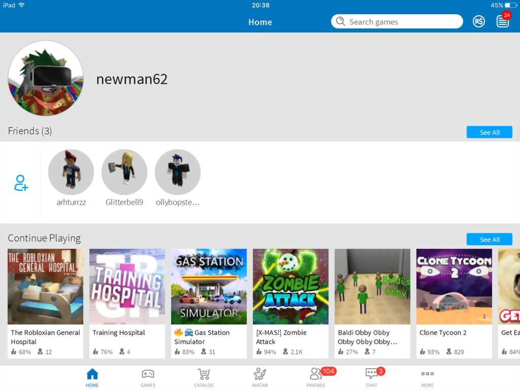 Roblox Mobile User Screenshot 1 For Ios Iphone Ipad Gamefaqs - how to make home screen appear roblox