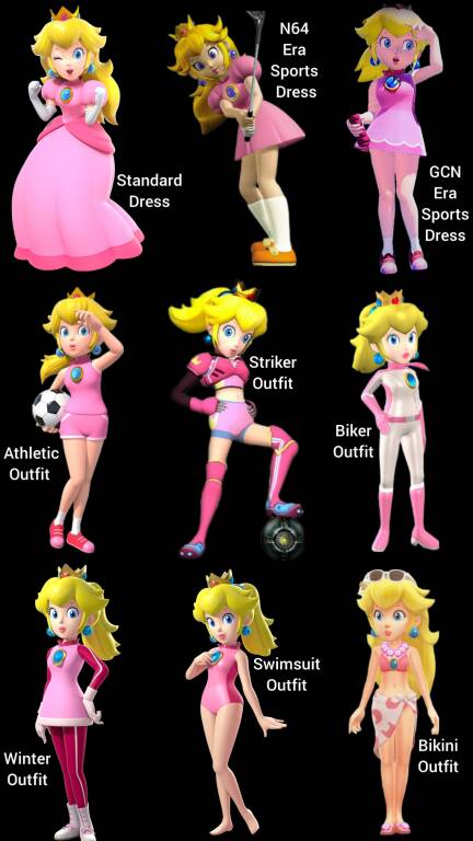 Sexiest Princess Peach Outfit? - Nintendo Switch
